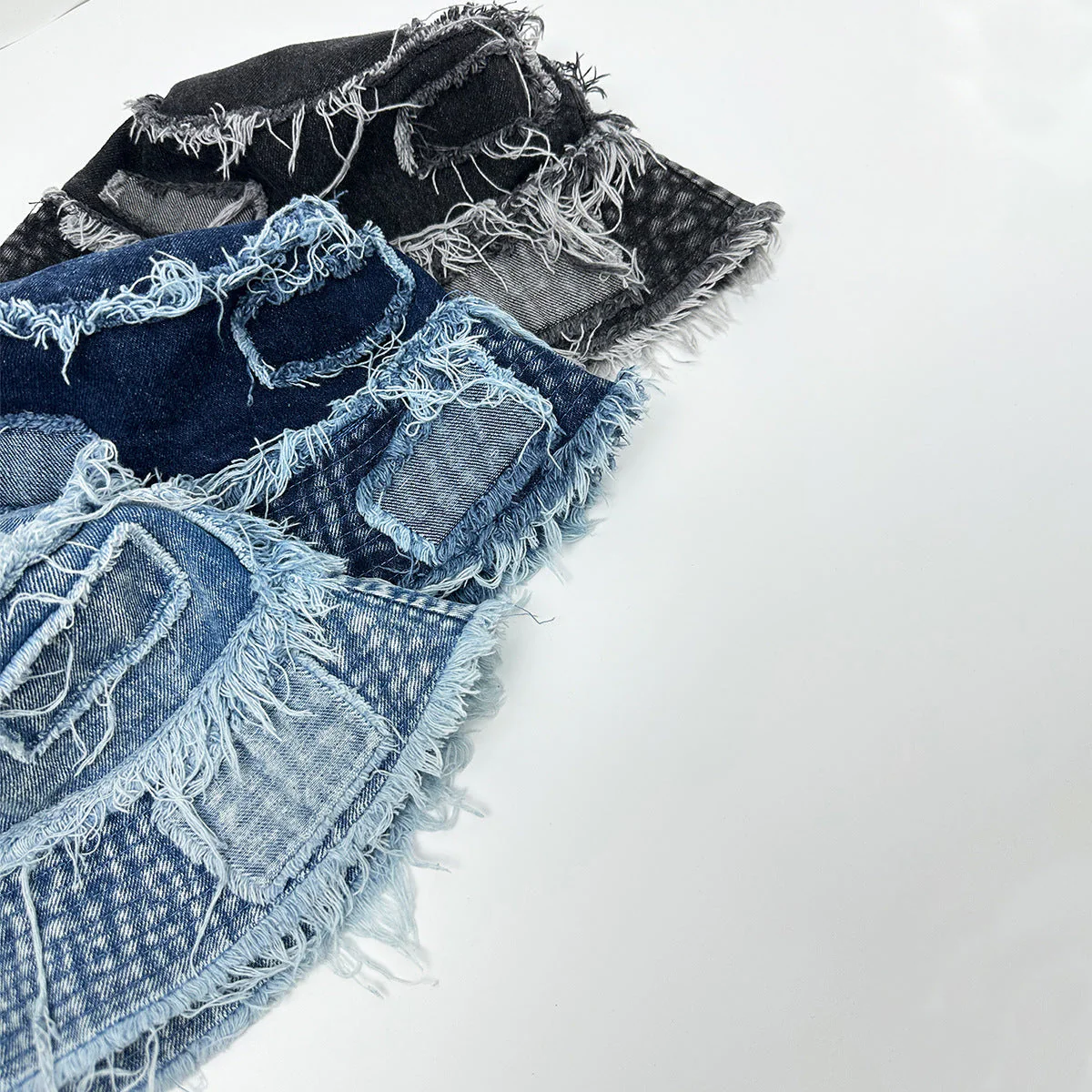 Frayed-Edge Denim Bucket Hat - Image 12