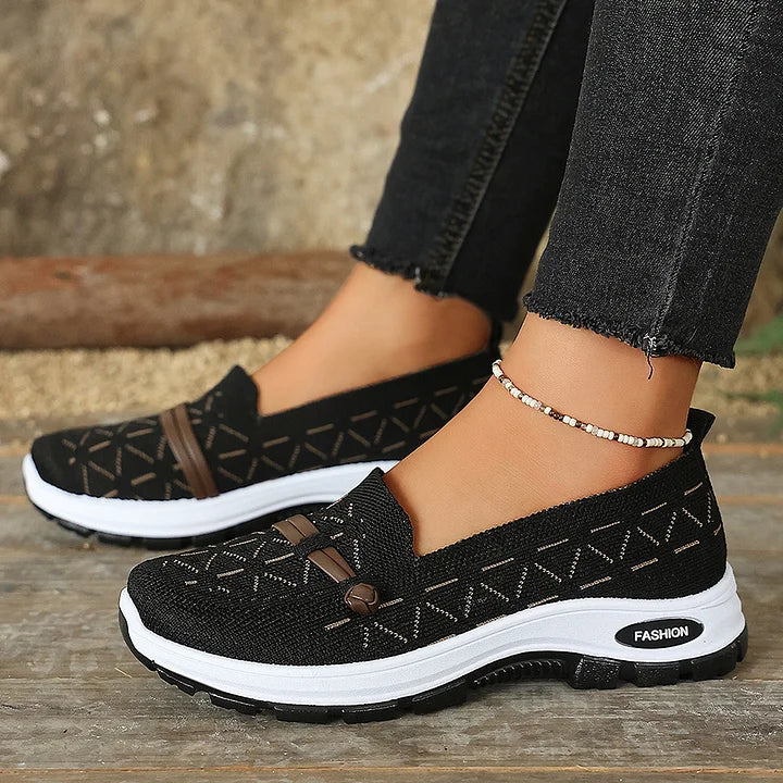 Geometric Weave Cushioned Loafer - Image 2