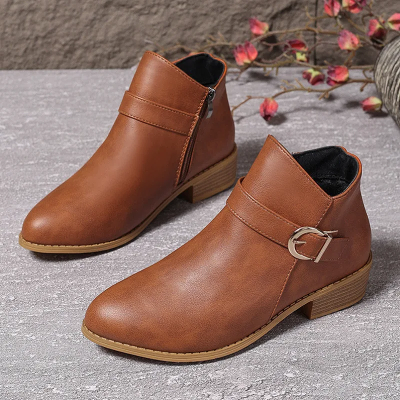 Greenwich Stacked-Heel Ankle Boot - Image 2