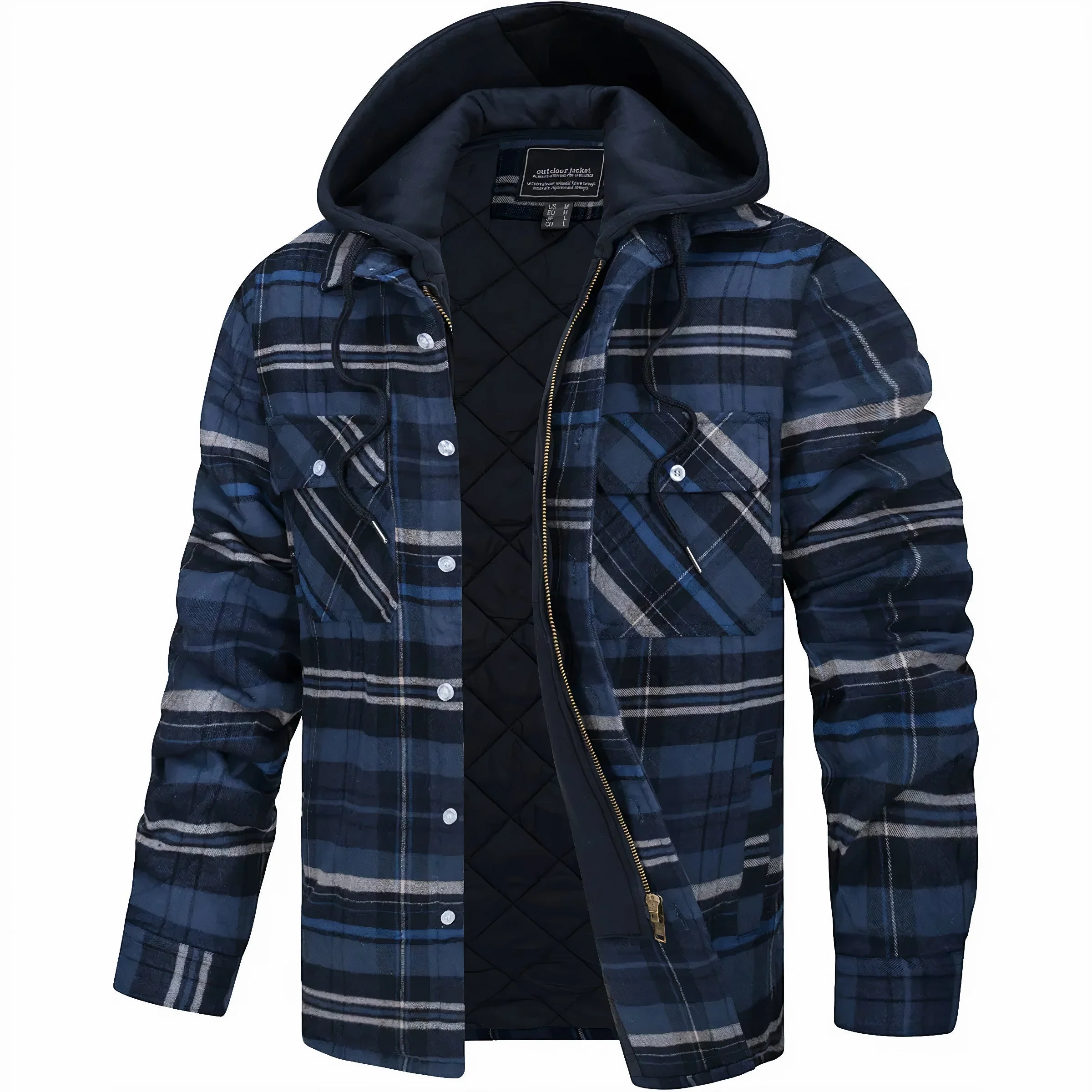 Hooded Flannel Jacket - Image 5