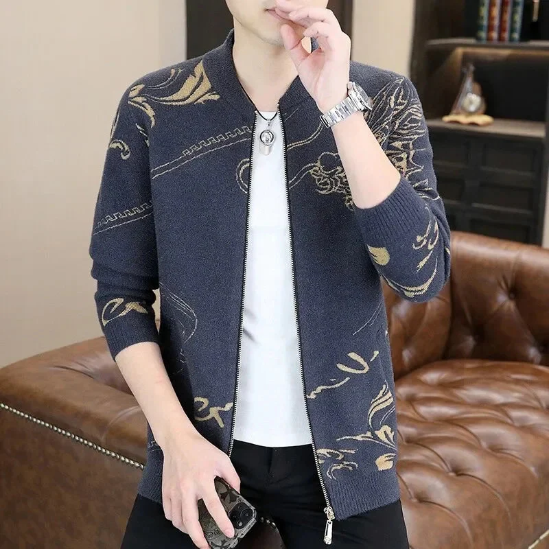 Imperial Dragon Cashmere Bomber Jacket - Image 3