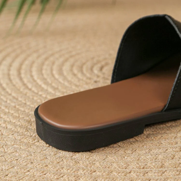 Isola Padded Leather Flat Slide - Image 8