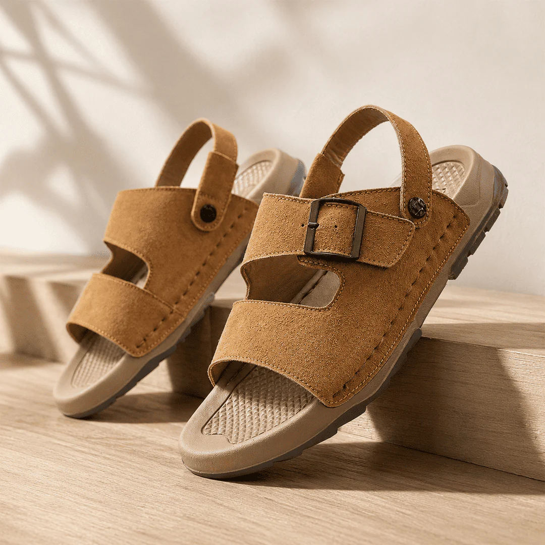 Kalahari Structured Suede Sandal - Image 3