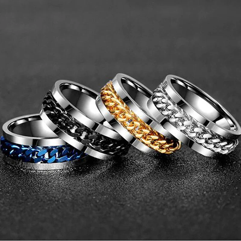 Lennox Revolve Link Ring - Image 2