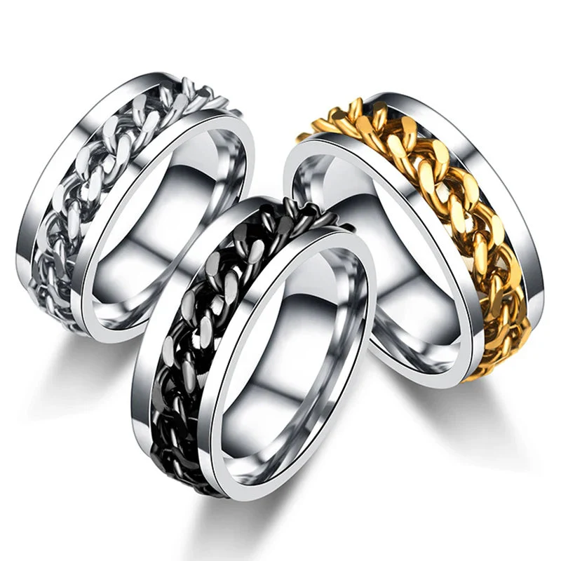 Lennox Revolve Link Ring - Image 4
