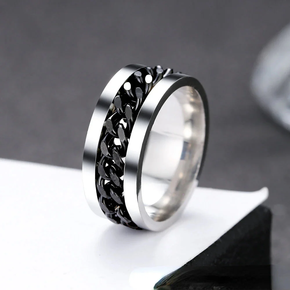 Lennox Revolve Link Ring - Image 5