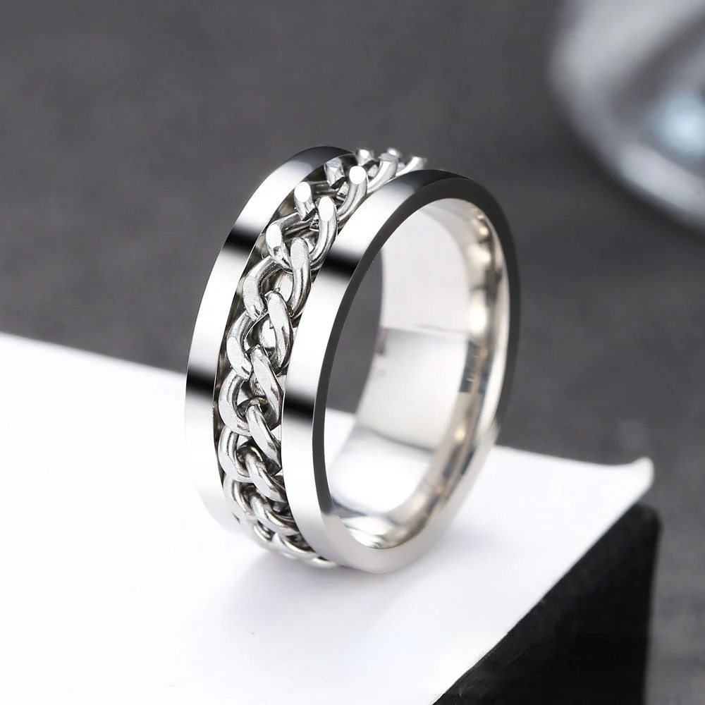 Lennox Revolve Link Ring - Image 7