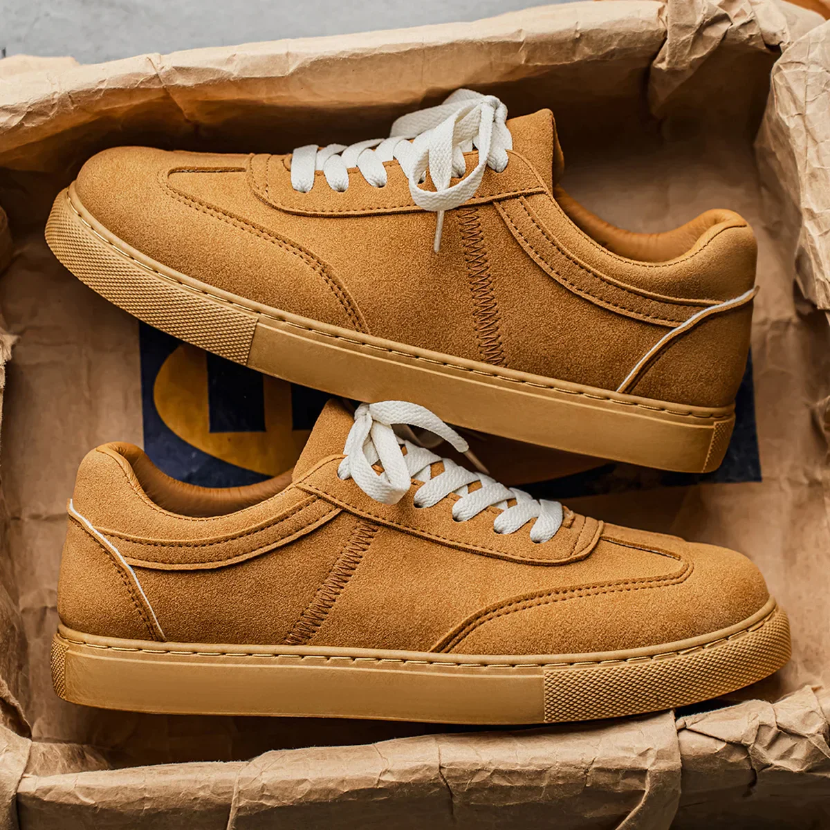 Low-Top Suede Sneakers - Image 10