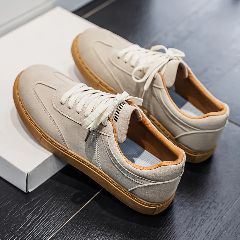 Low-Top Suede Sneakers - Image 4