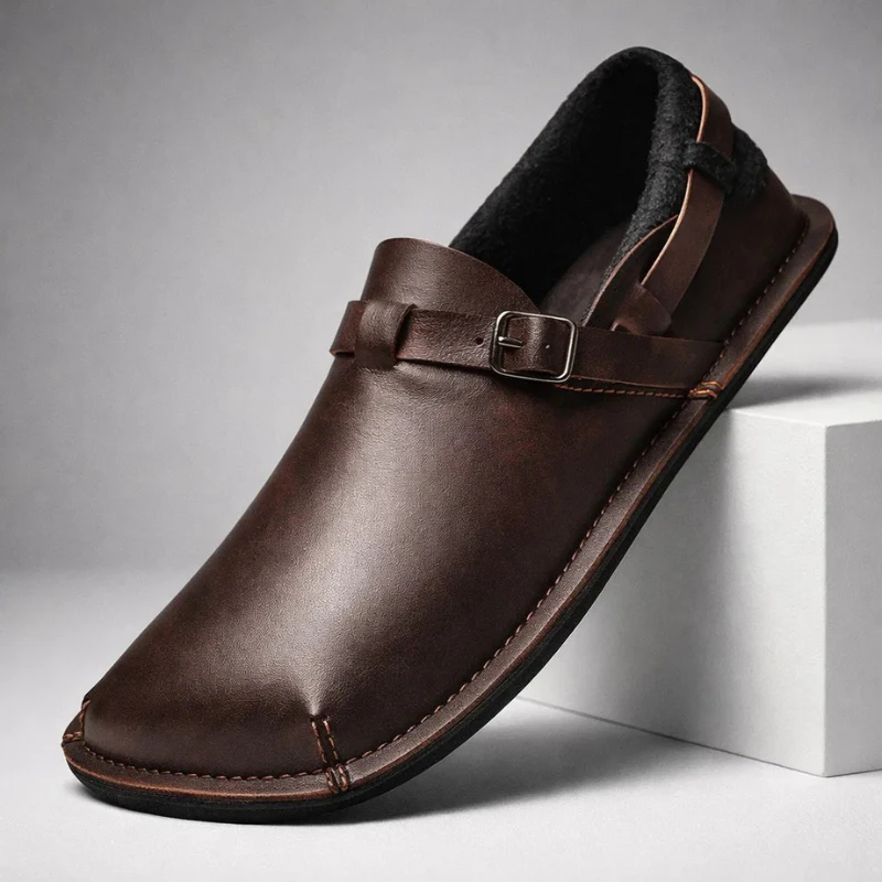 Maison Noir Buckle Mule