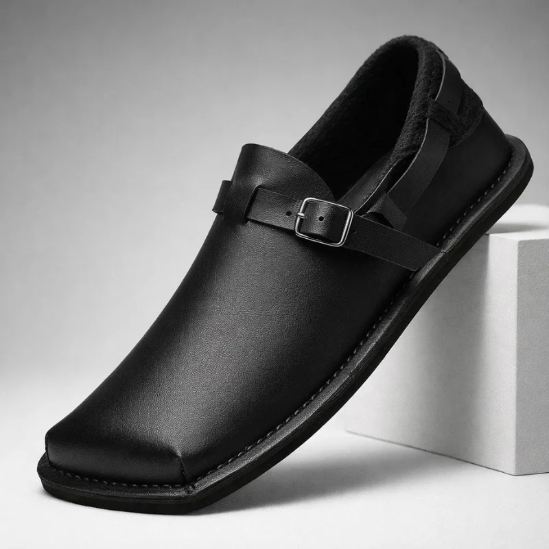 Maison Noir Buckle Mule - Image 2