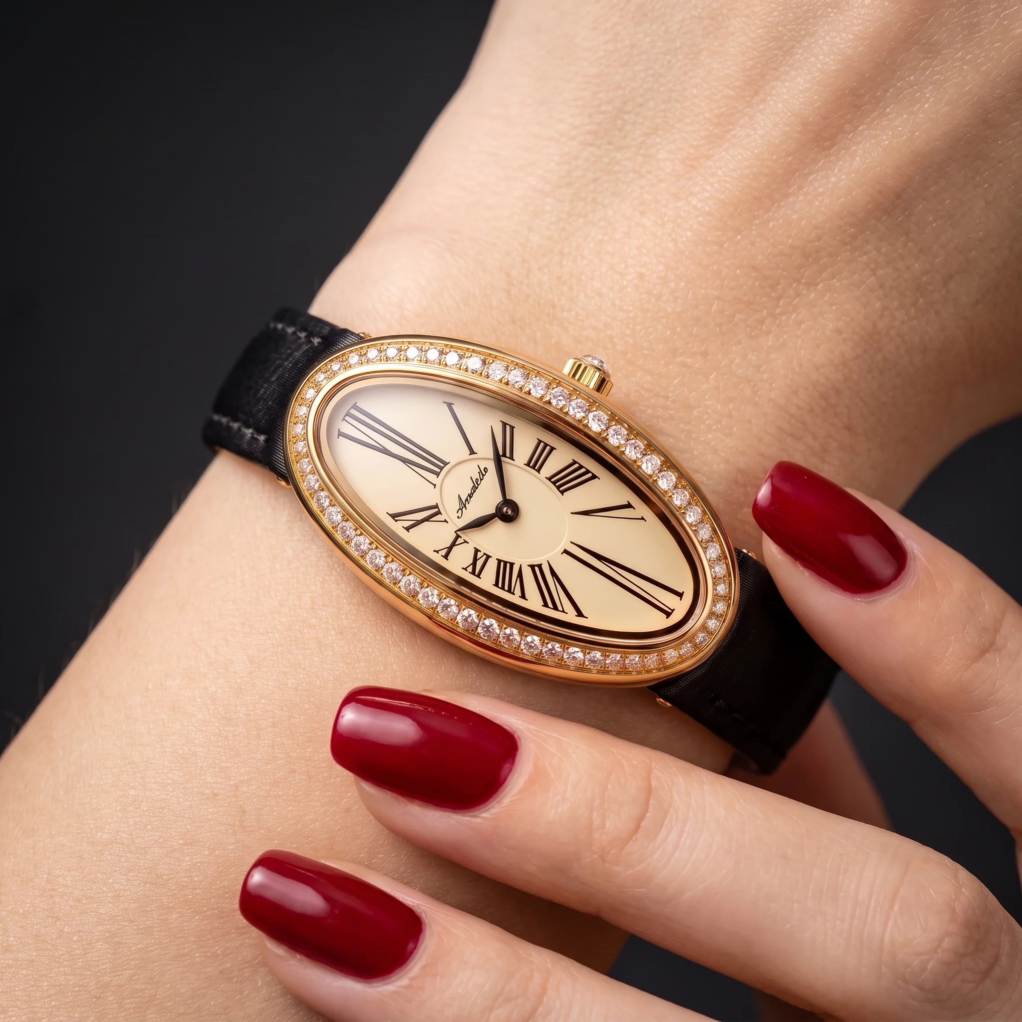 Marchesa Pavé Oval Watch - Image 6