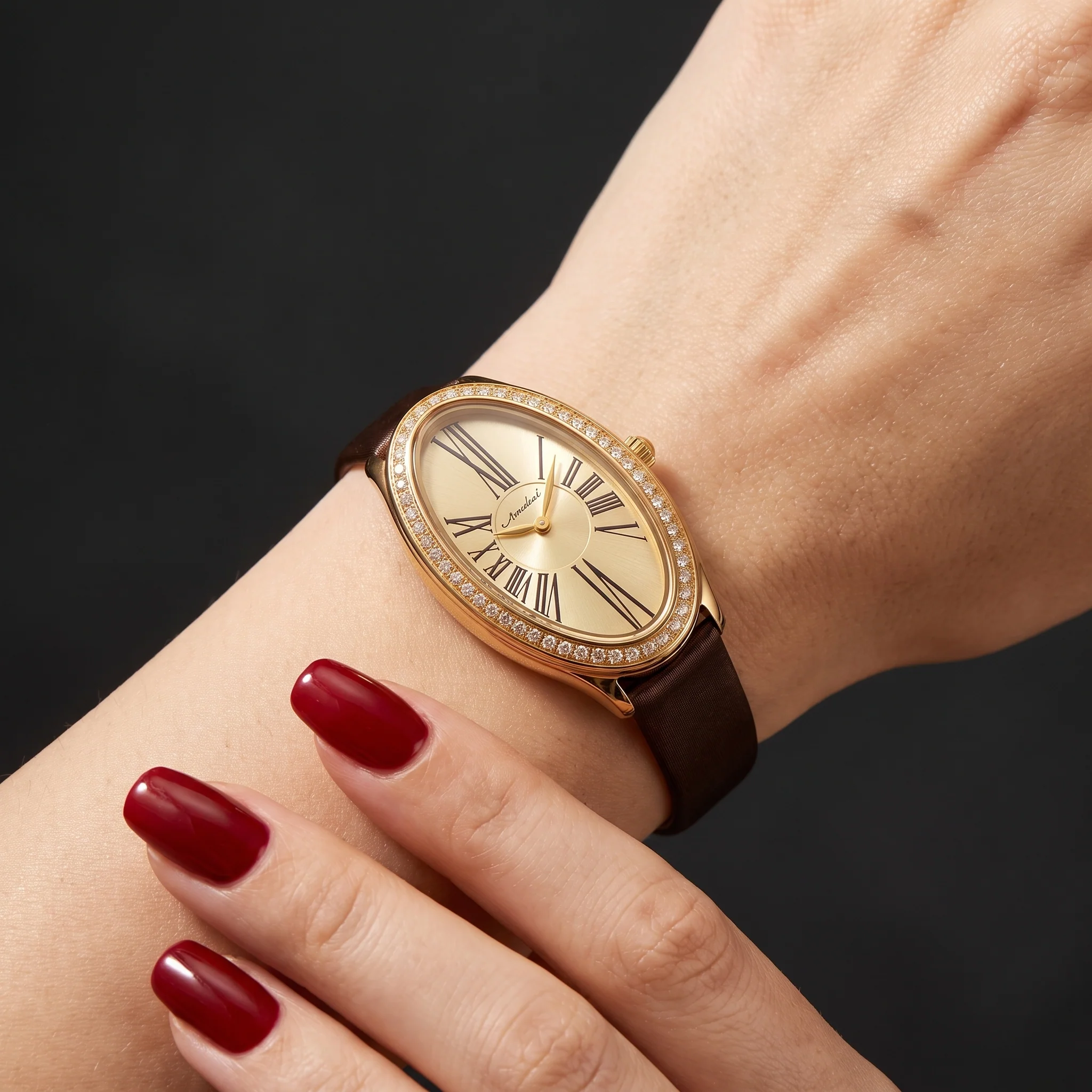 Marchesa Pavé Oval Watch - Image 8