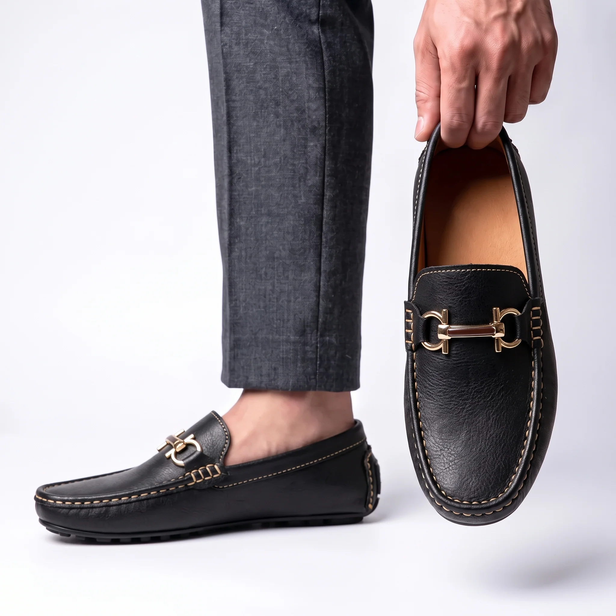 Marchetti Horsebit Driving Loafer - Image 4