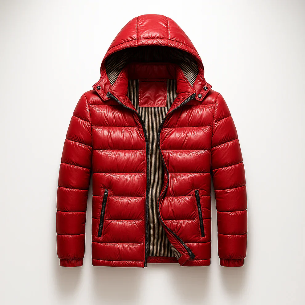 Marigold Down Cocoon Jacket - Image 2