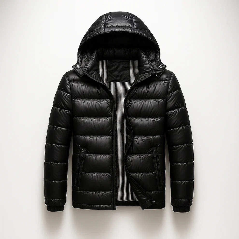 Marigold Down Cocoon Jacket - Image 4