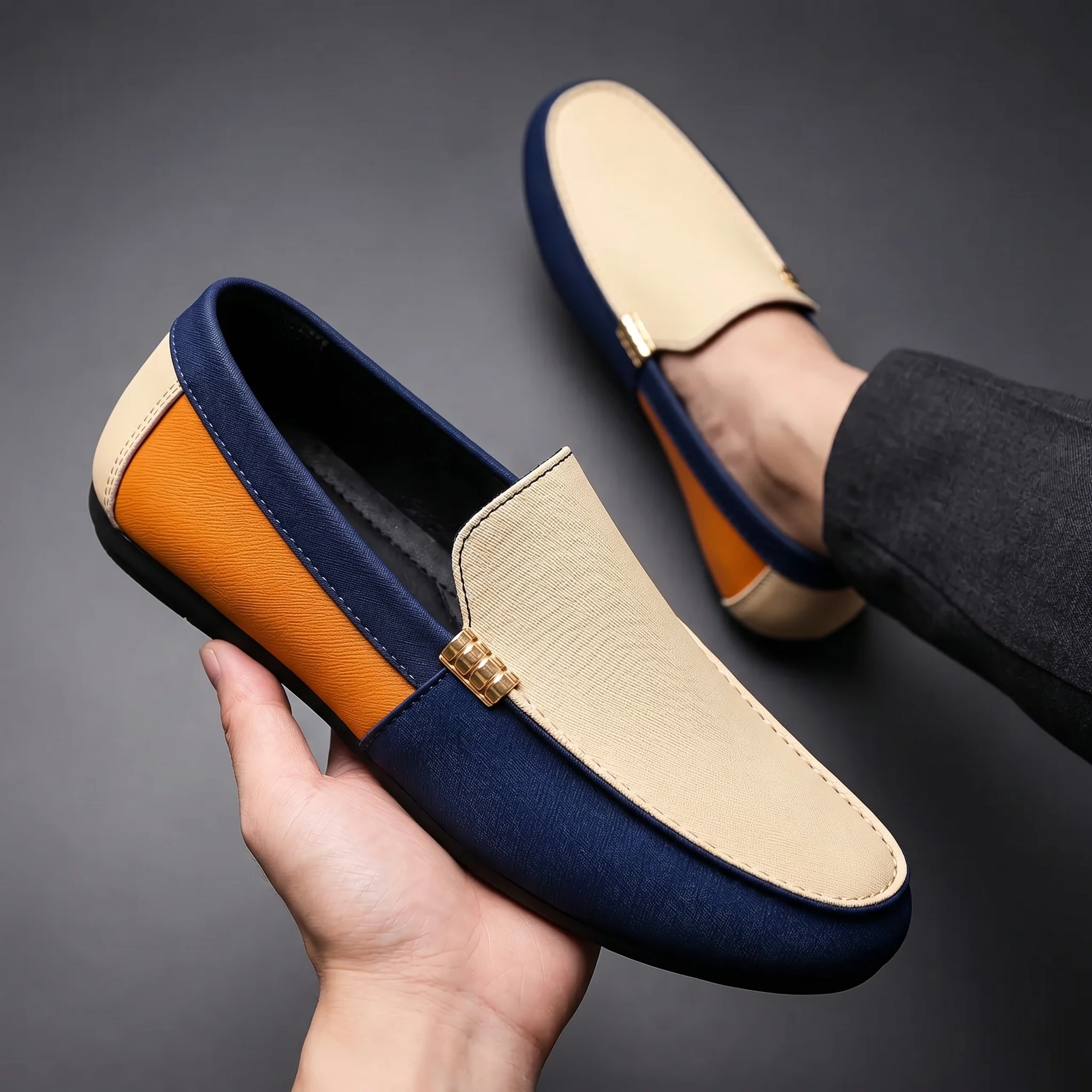 Monte Carlo Tri-Tone Suede Loafer - Image 4