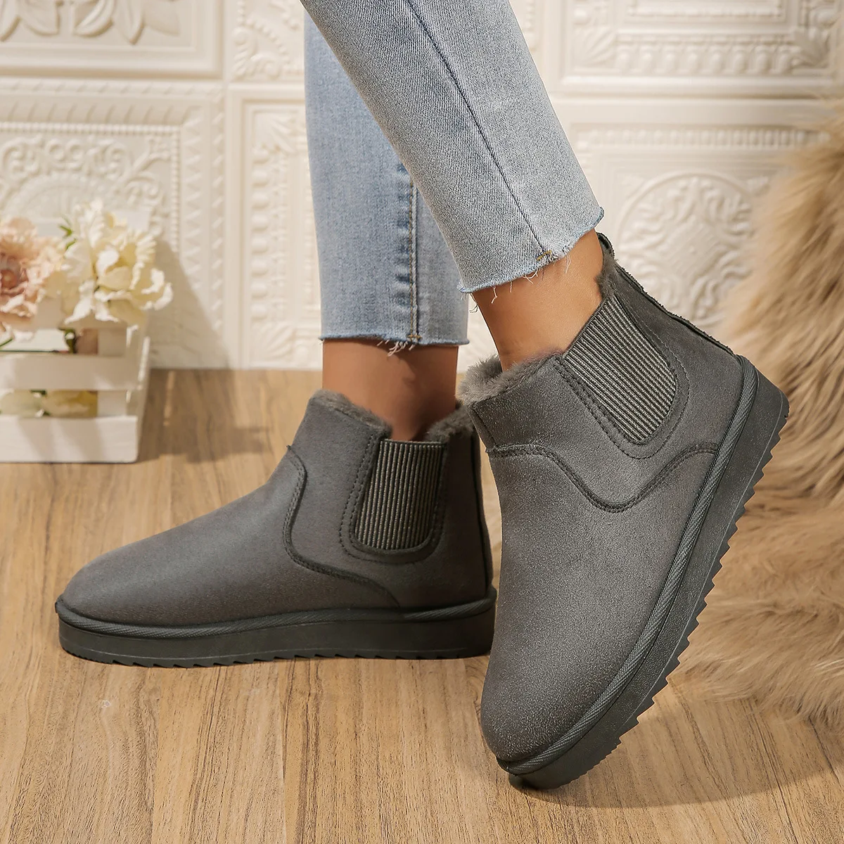 Noelle Plush Winter Boot - Image 5