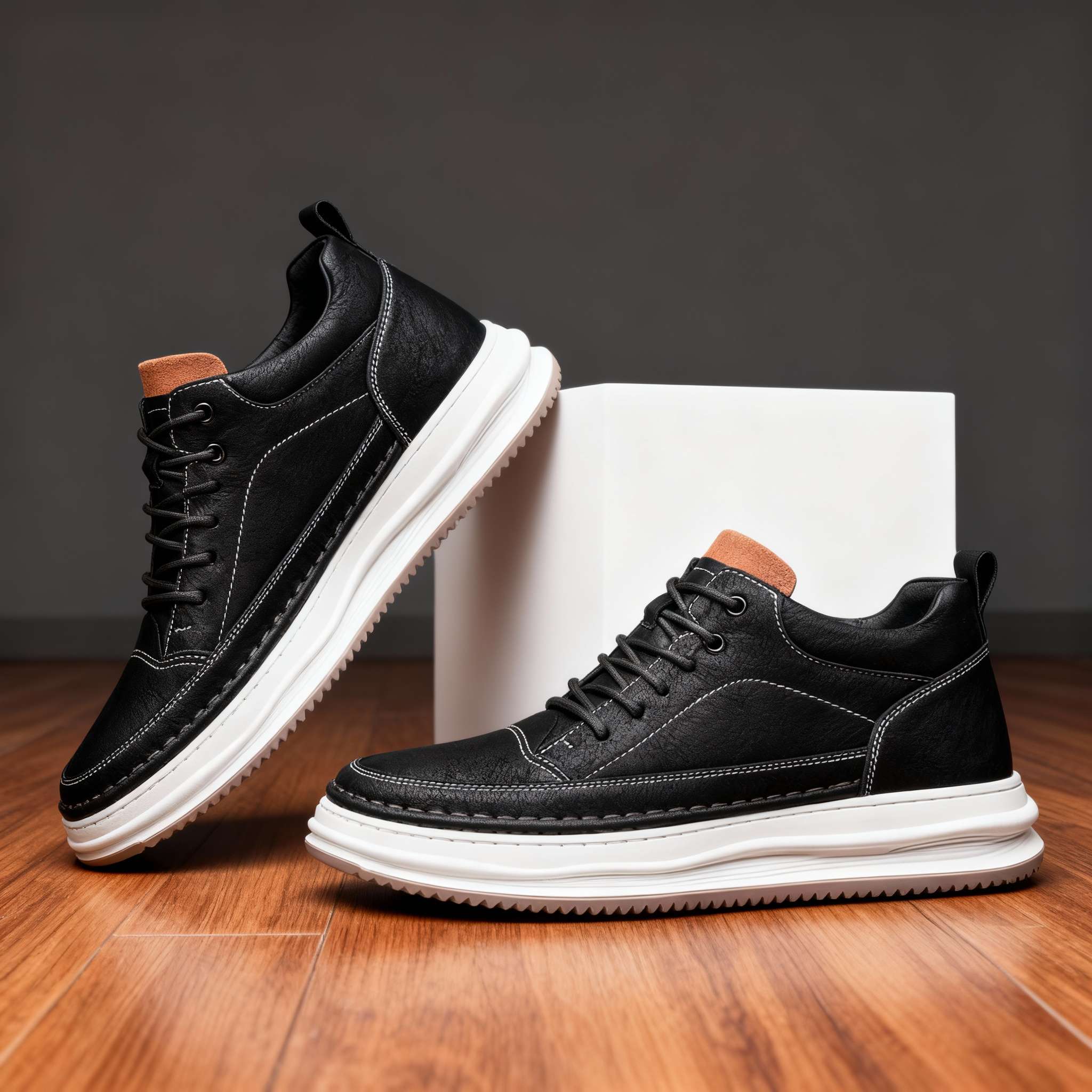 Nubuck Terracotta-Tab Trainer - Image 2