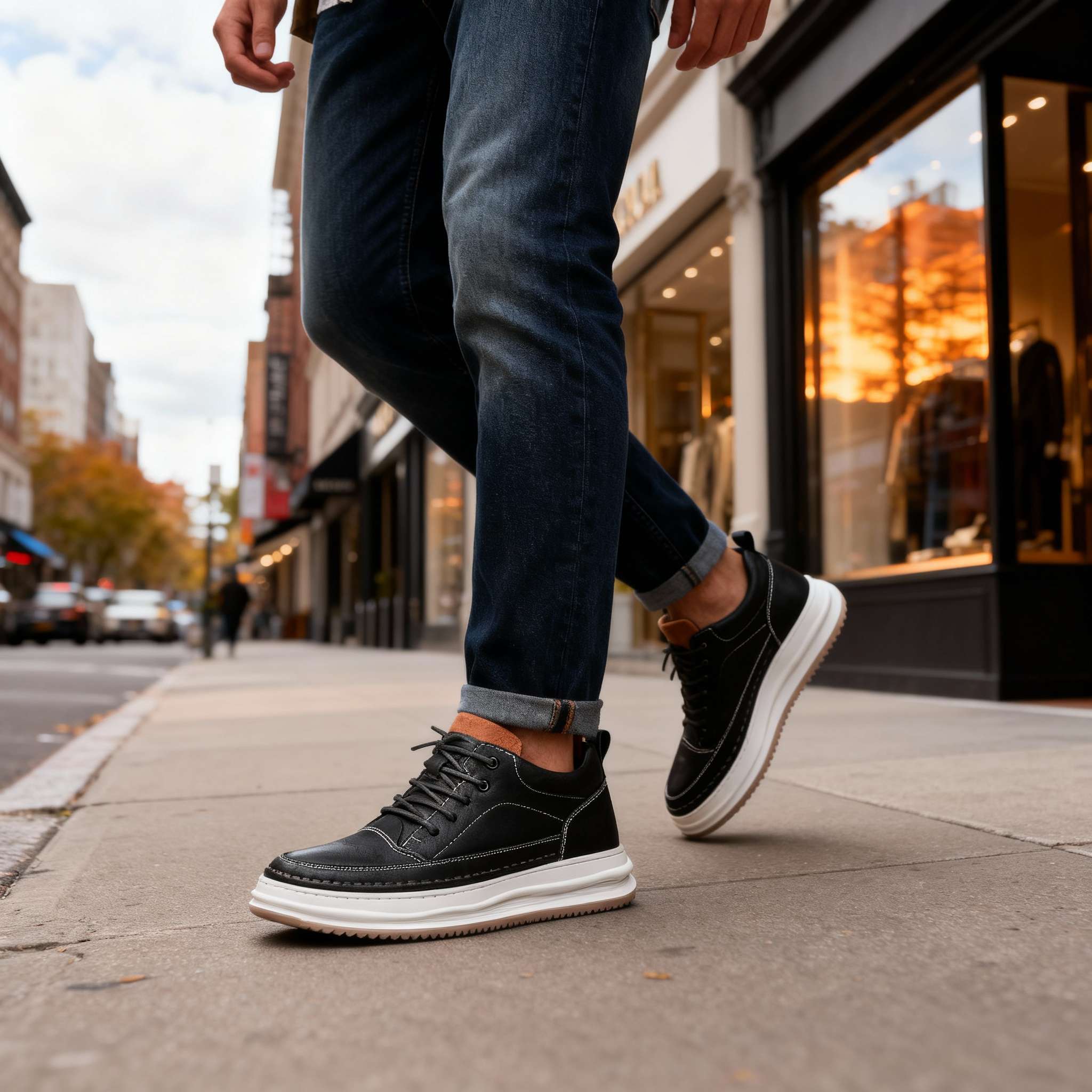 Nubuck Terracotta-Tab Trainer - Image 8