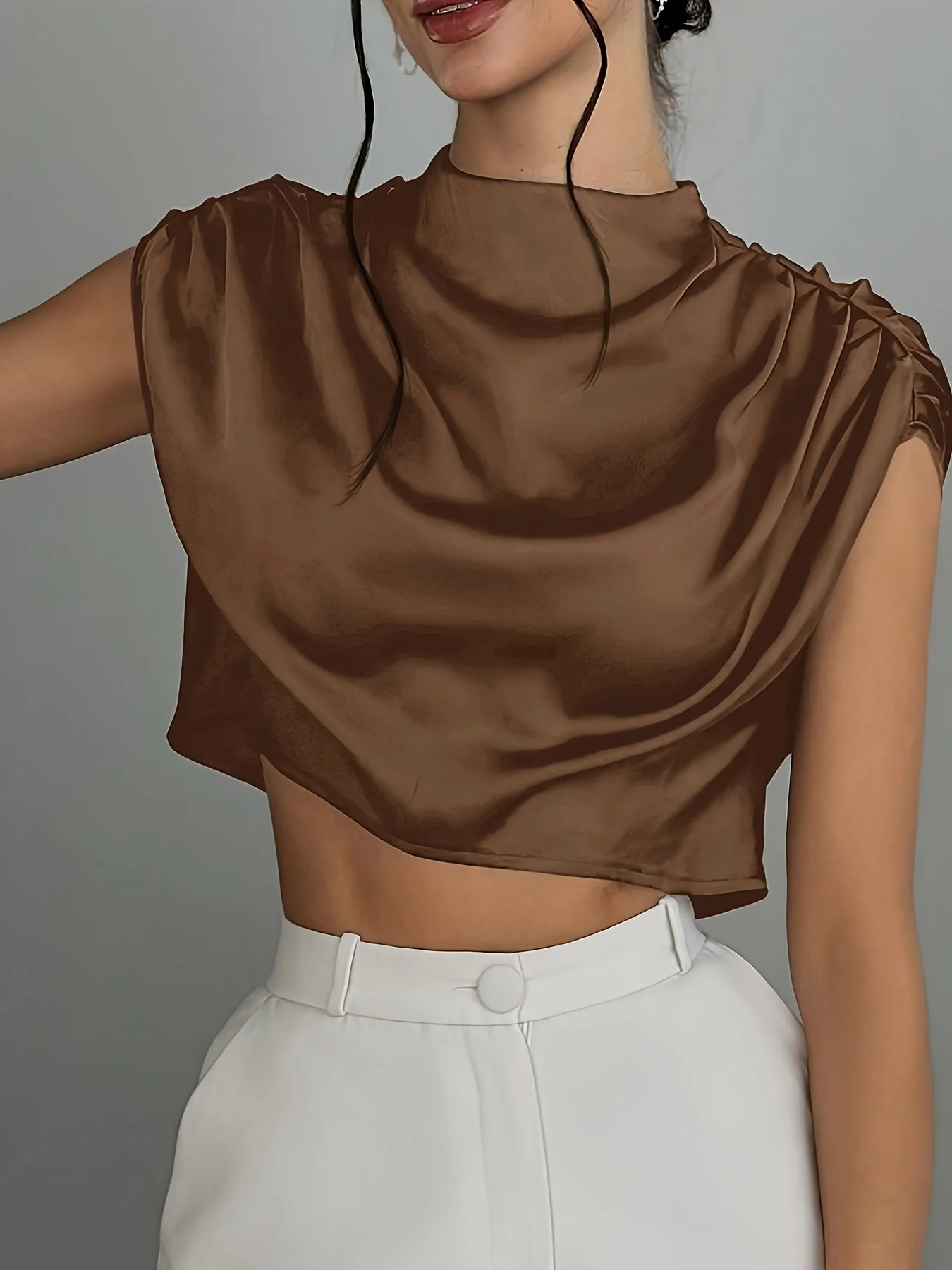 Odette Drape Top - Image 2