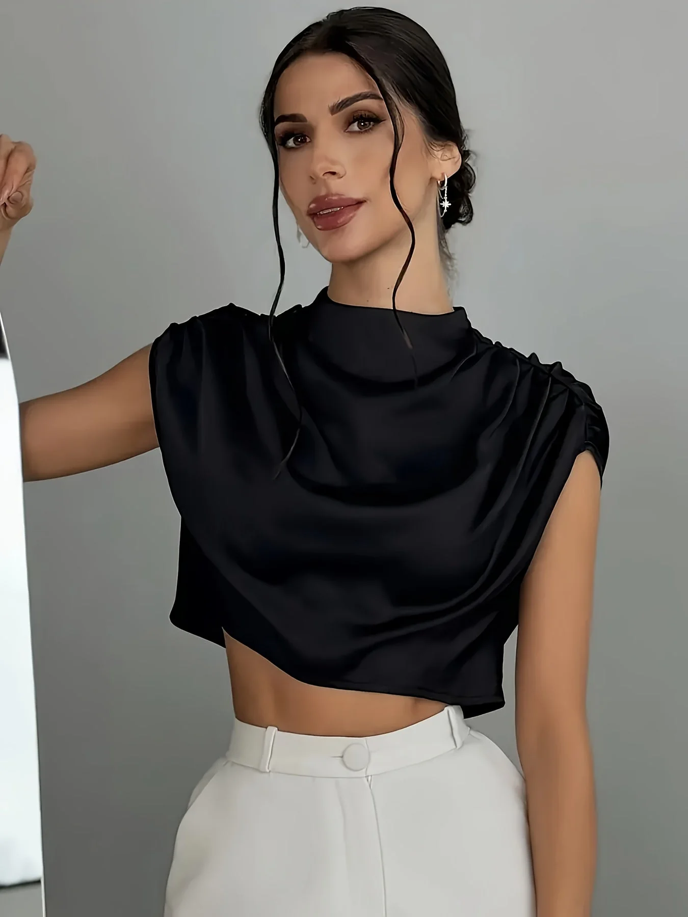 Odette Drape Top - Image 3