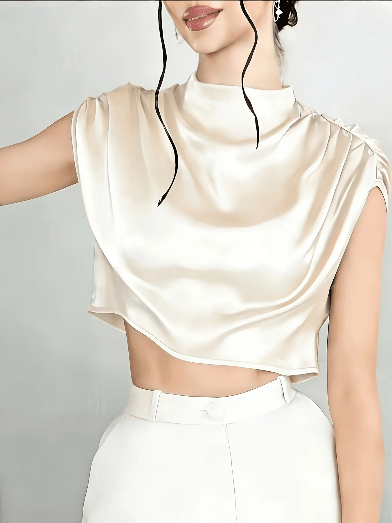 Odette Drape Top - Image 5