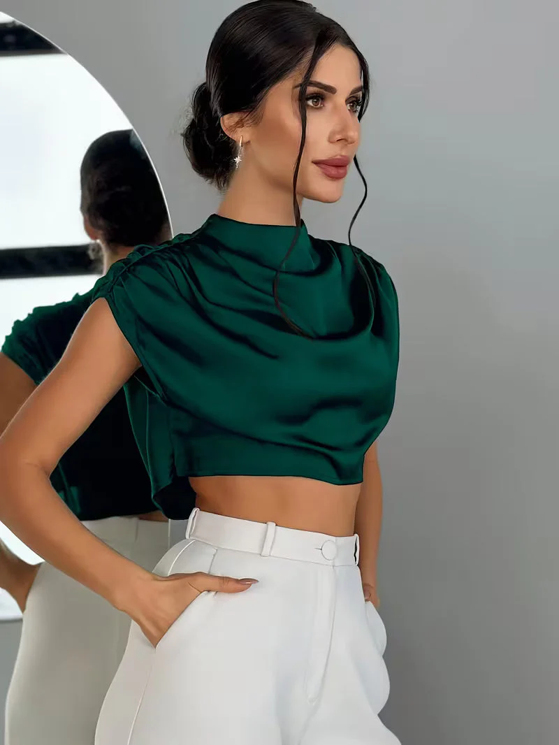 Odette Drape Top - Image 6