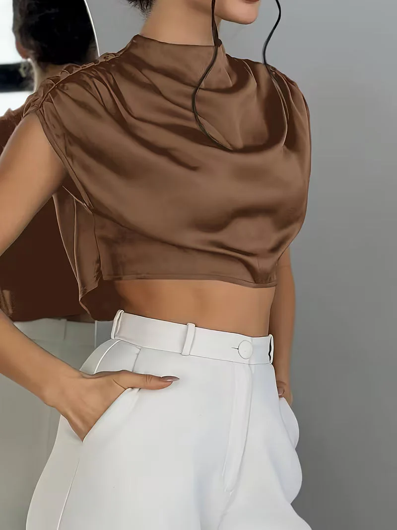 Odette Drape Top - Image 9