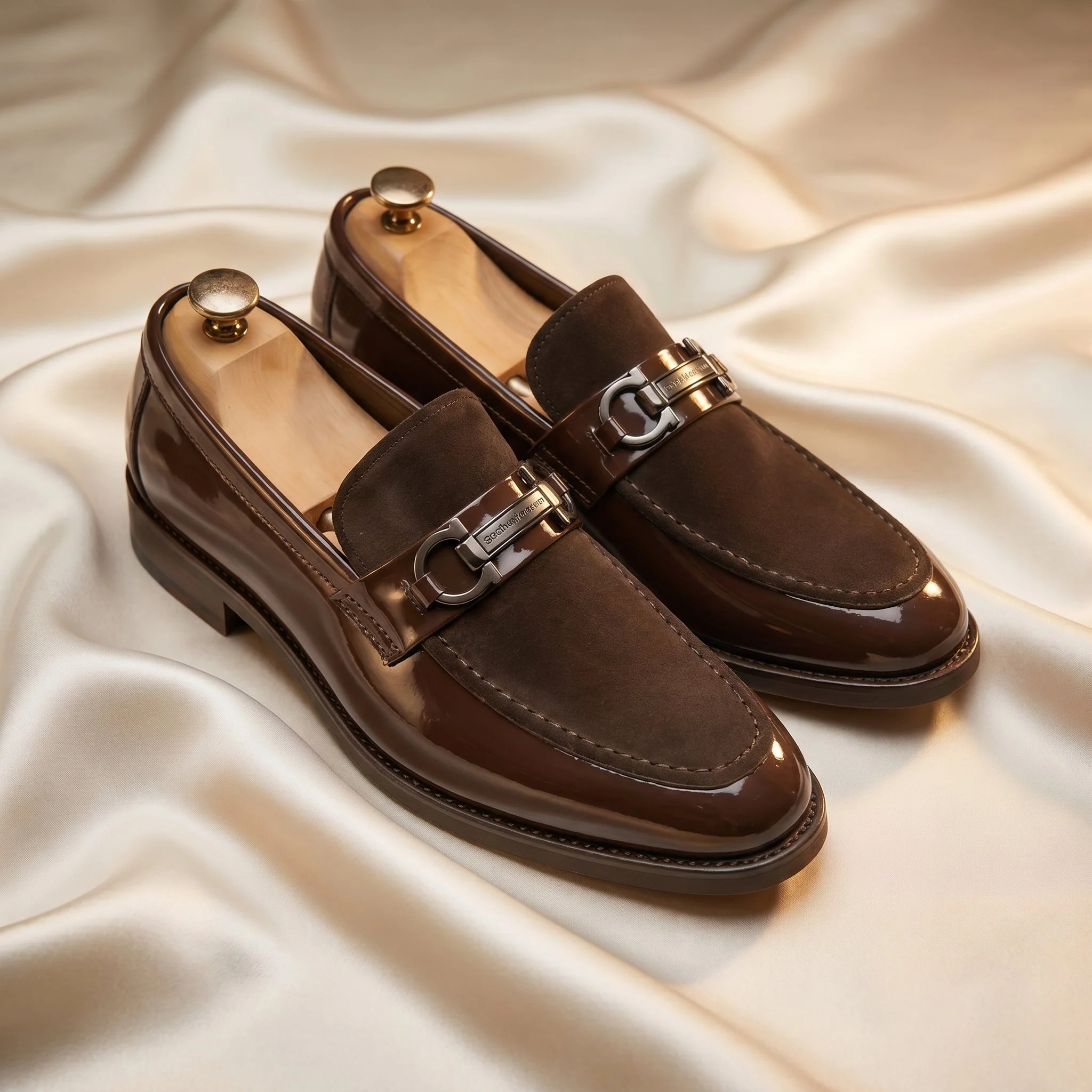 Onyx Dual Gunmetal Bit Loafer - Image 3