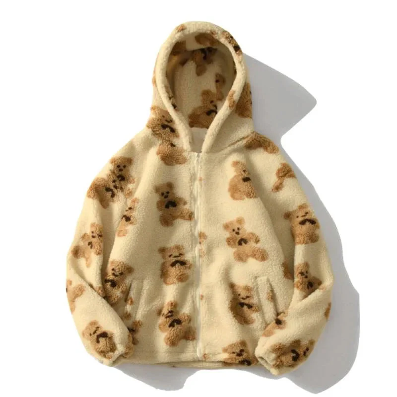 Orsetto Oversized Sherpa Hoodie - Image 2