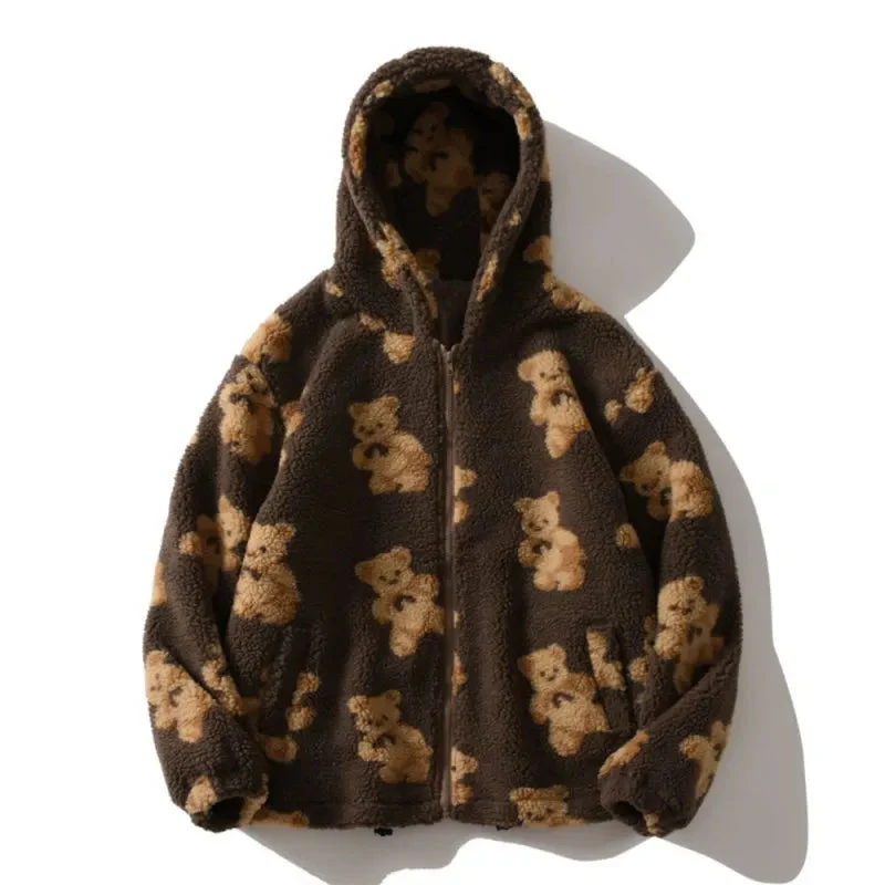 Orsetto Oversized Sherpa Hoodie - Image 3