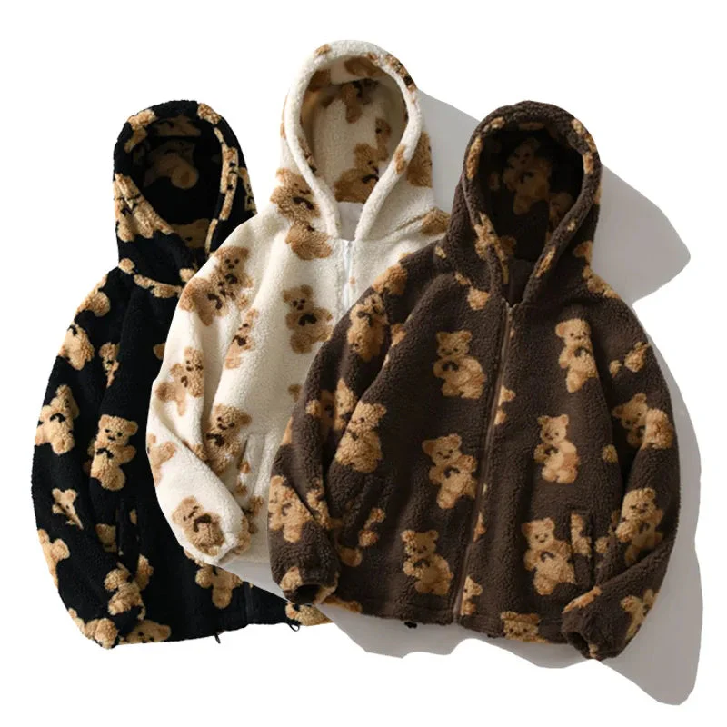 Orsetto Oversized Sherpa Hoodie - Image 6