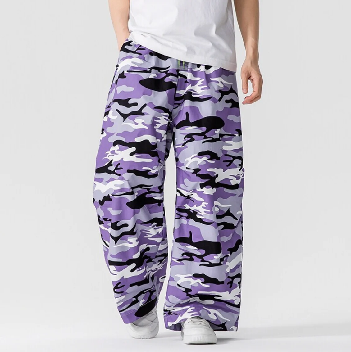 Oversized Camouflage Palazzo Trouser - Image 4
