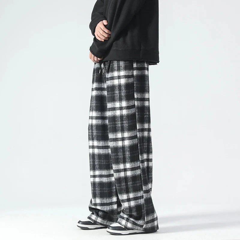 Oversized Check Relaxed Pants - Image 7