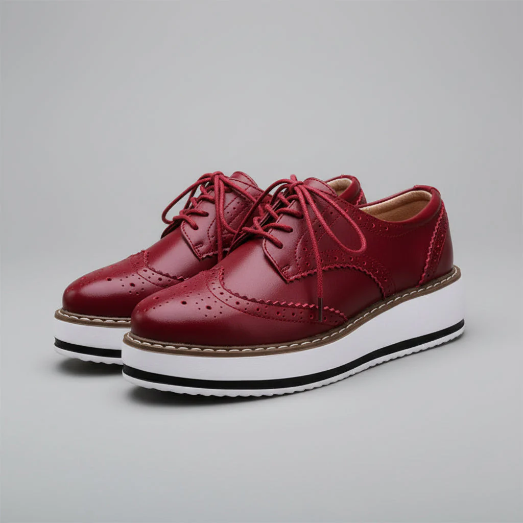 Platform Wingtip Oxford Shoes - Image 2