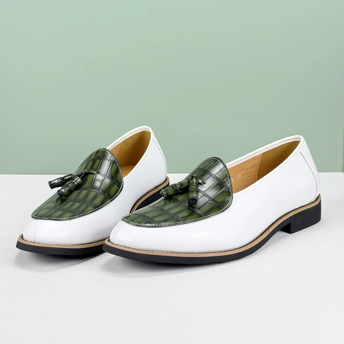 Portofino Croc-Detail Loafer - Image 11