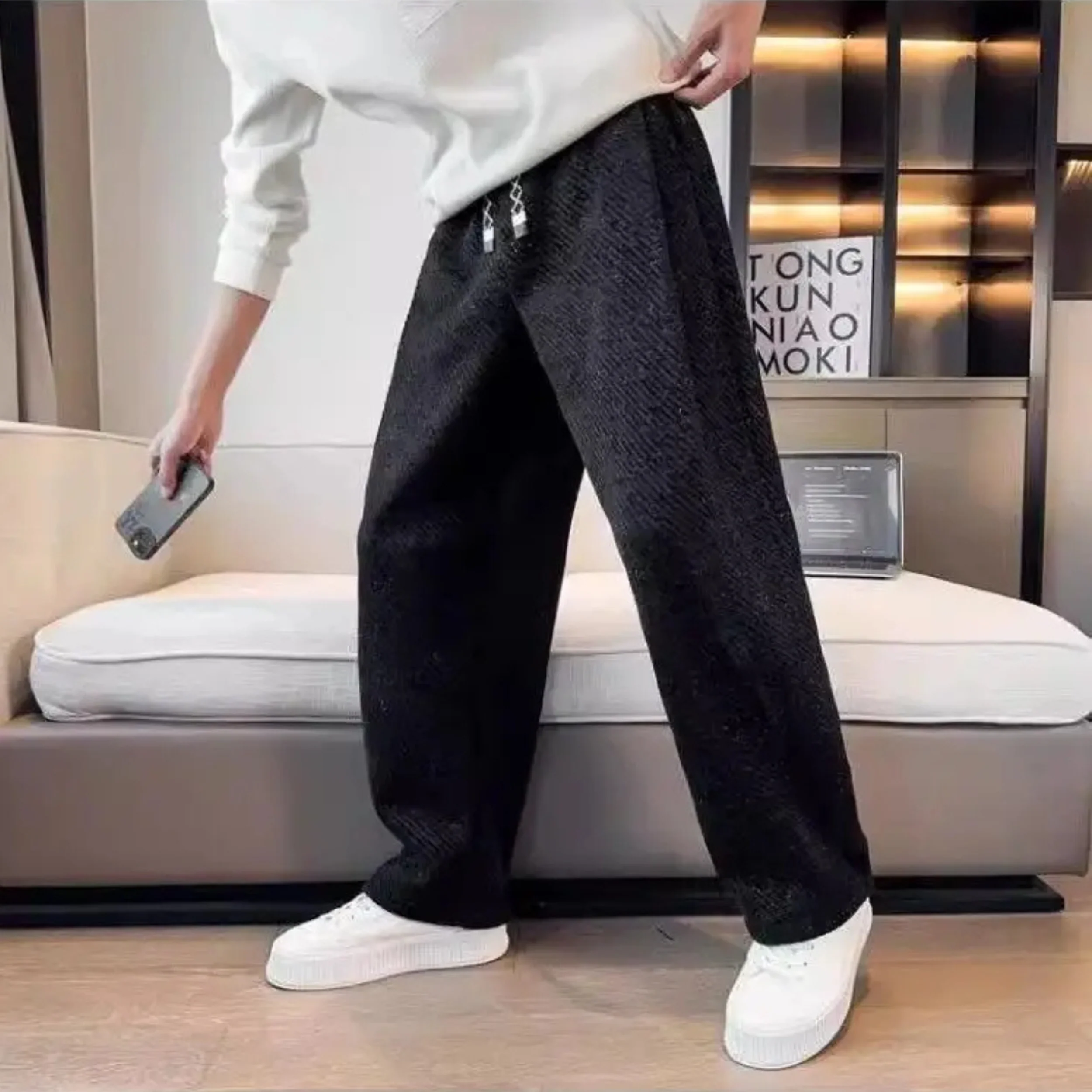 Quilted Comfort Drawstring Trouser - Image 8