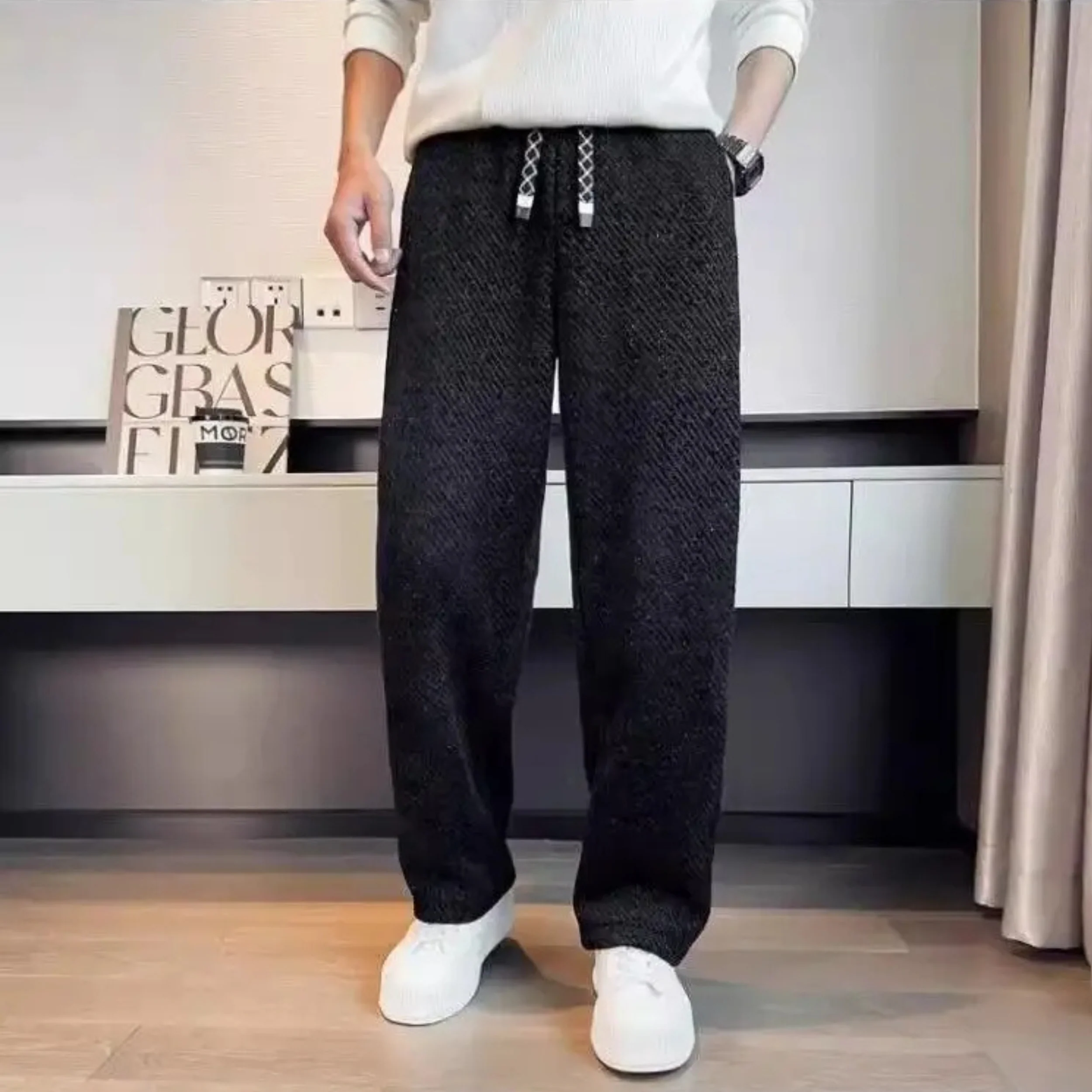 Quilted Comfort Drawstring Trouser - Image 9