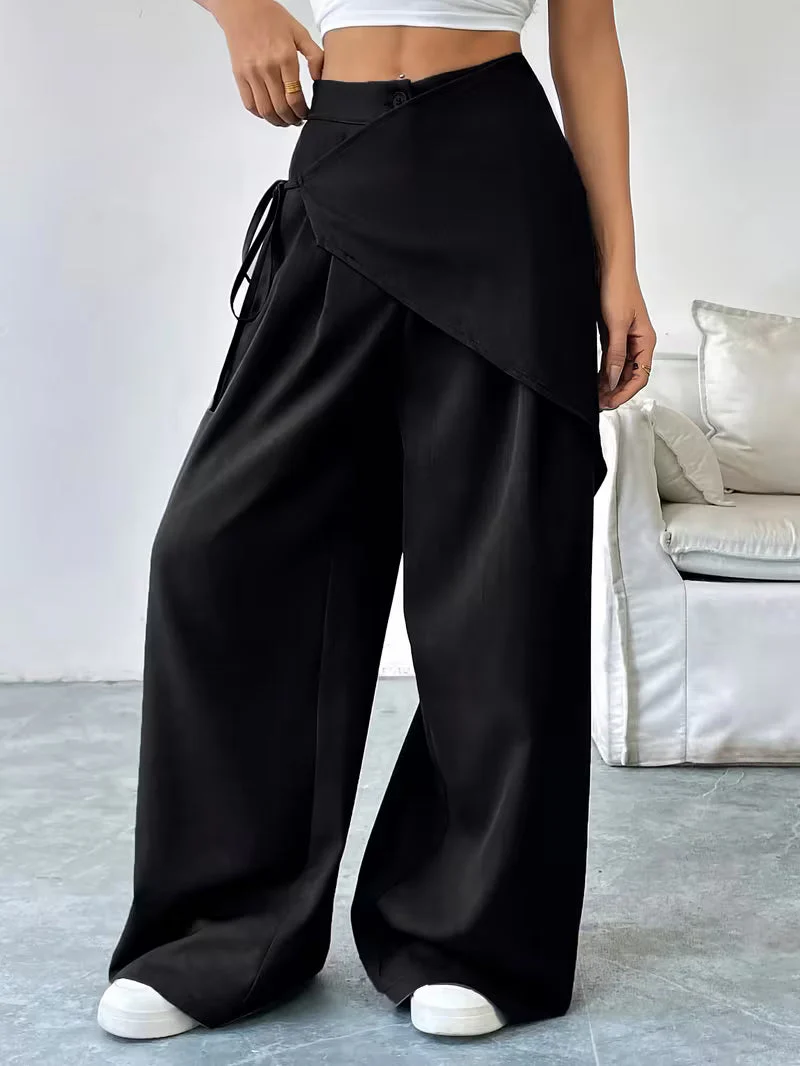 Riviera Asymmetric Wrap Pants - Image 10