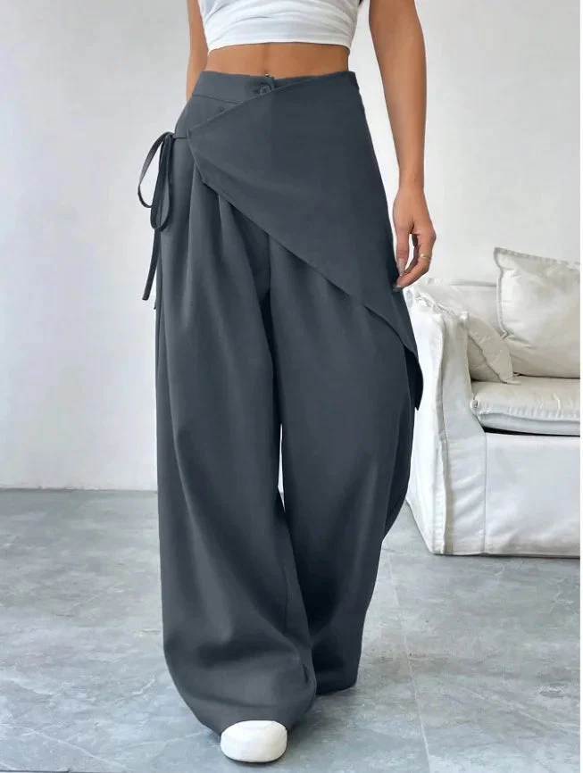Riviera Asymmetric Wrap Pants - Image 2
