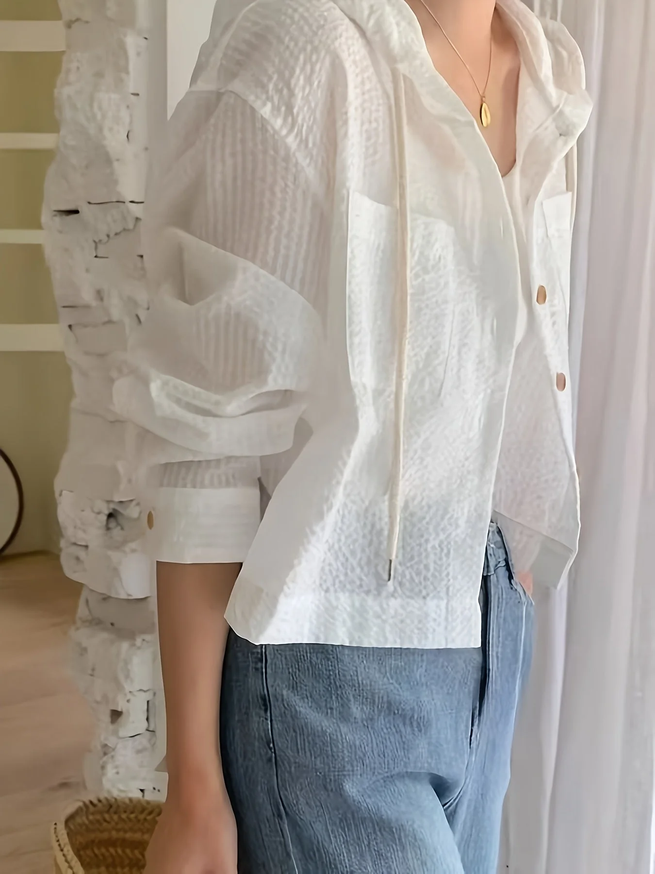 Riviera Stripe Cropped Jacket - Image 6