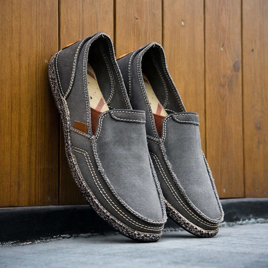 Santorini Canvas Slip-On Loafer - Image 3