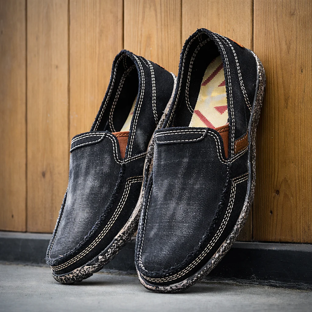 Santorini Canvas Slip-On Loafer - Image 4