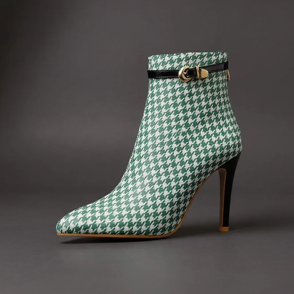Savile Patterned Heel Boot - Image 2