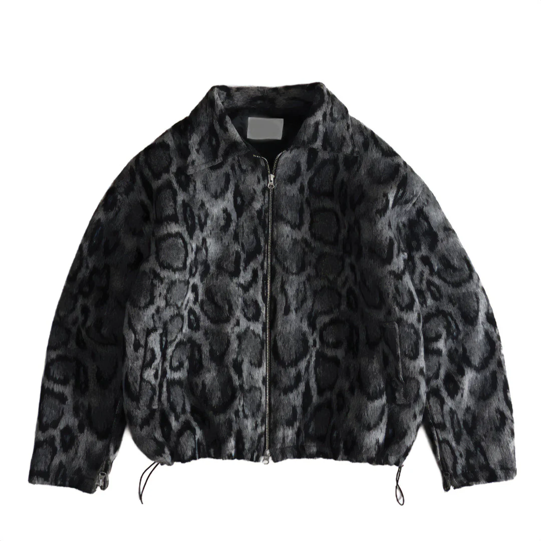 Shadow Leopard Bomber Jacket