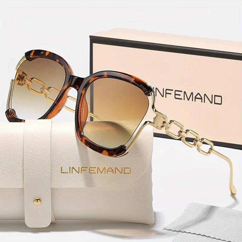 Soleil Chain-Link Gradient Frame Eyewear - Image 5