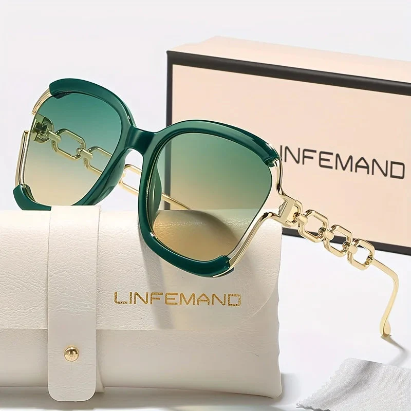 Soleil Chain-Link Gradient Frame Eyewear - Image 6