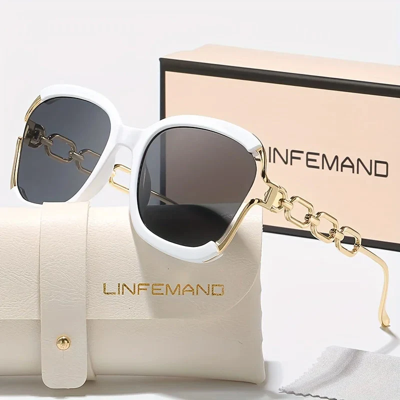 Soleil Chain-Link Gradient Frame Eyewear - Image 8
