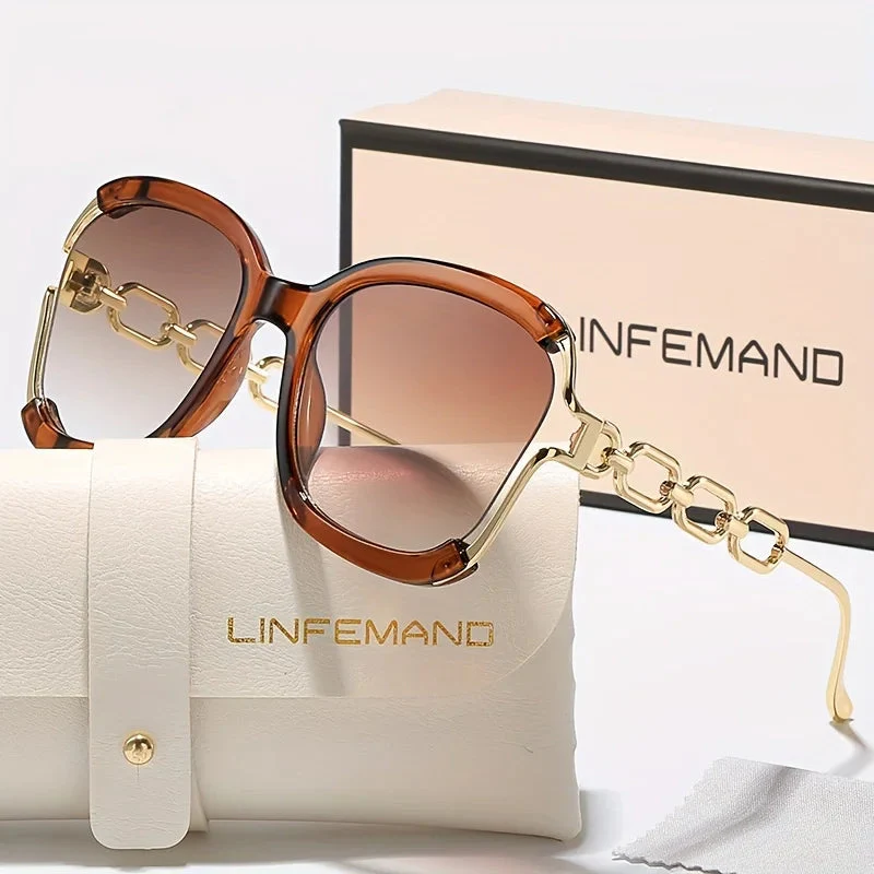 Soleil Chain-Link Gradient Frame Eyewear - Image 9